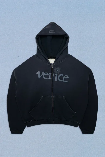 ERL Venice Heavyweight Zip Up Hoodie