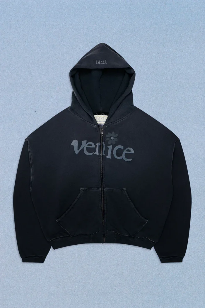 ERL Venice Heavyweight Zip Up Hoodie