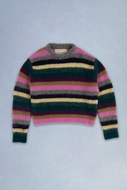 ERL striped alpaca crewneck knit