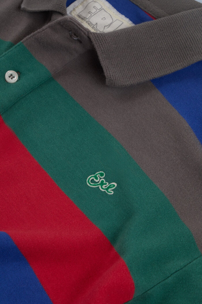 ERL Striped Long Sleeve Polo