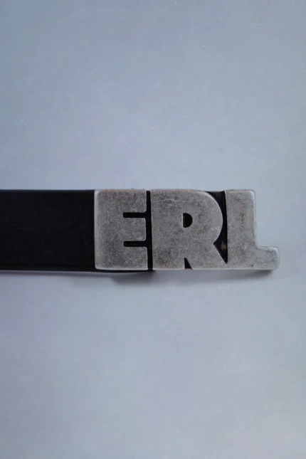 ERL skinny leather belt