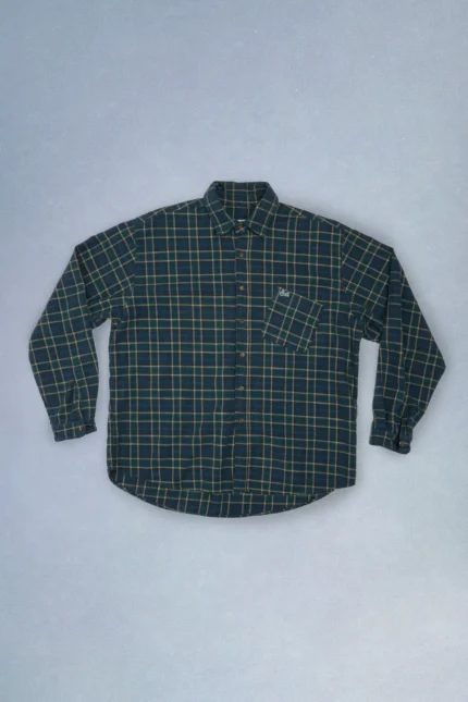 ERL green plaid shirt