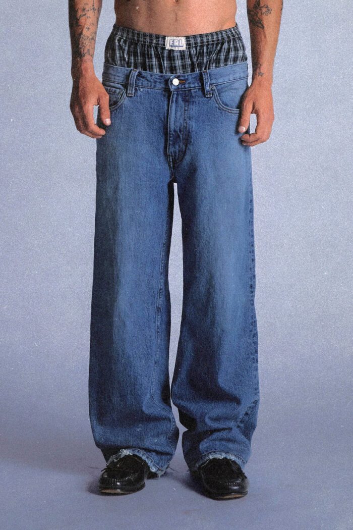 ERL Denim Straight Leg Jeans