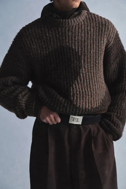 ERL Knit Crewneck Swirl